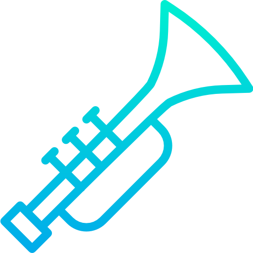 trompete Kiranshastry Gradient icon