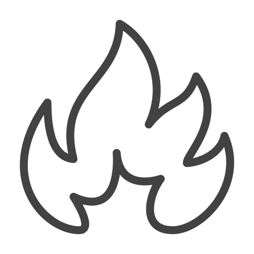 ogień Generic outline ikona