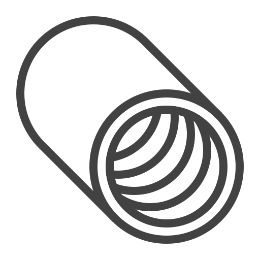 튜브 Generic outline icon