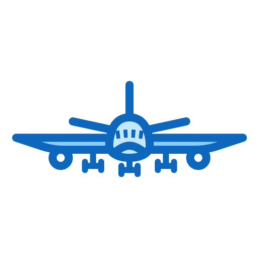Самолет Generic color lineal-color иконка