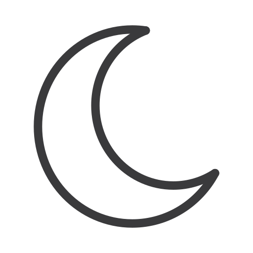 lune Generic outline Icône