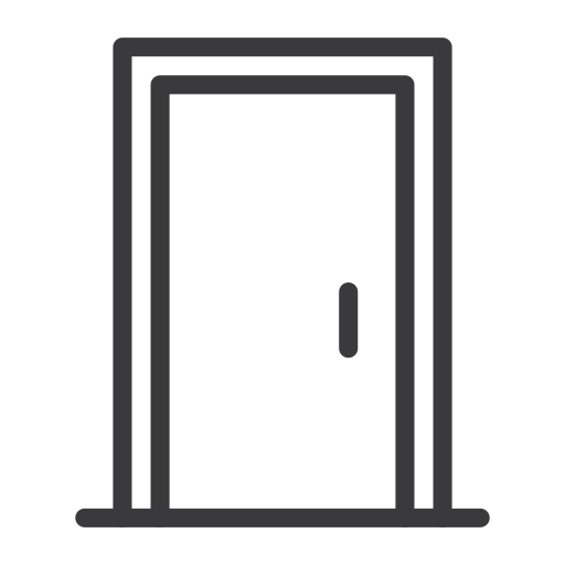 puerta Generic outline icono