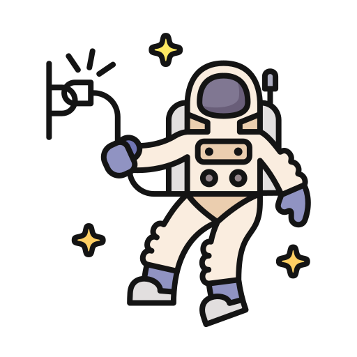 Astronaut Generic color lineal-color icon