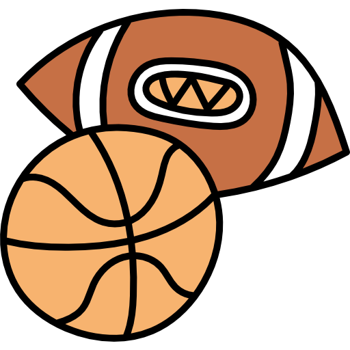 deportes Hand Drawn Color icono