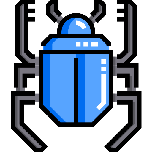 escarabajo Detailed Straight Lineal color icono