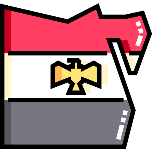 egipt Detailed Straight Lineal color ikona