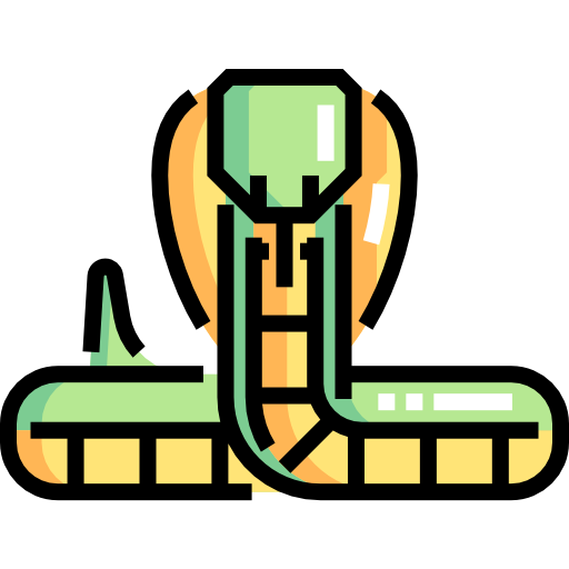kobra Detailed Straight Lineal color ikona
