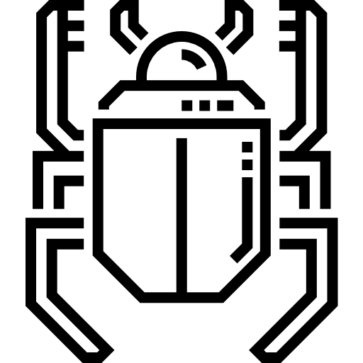 escarabajo Detailed Straight Lineal icono