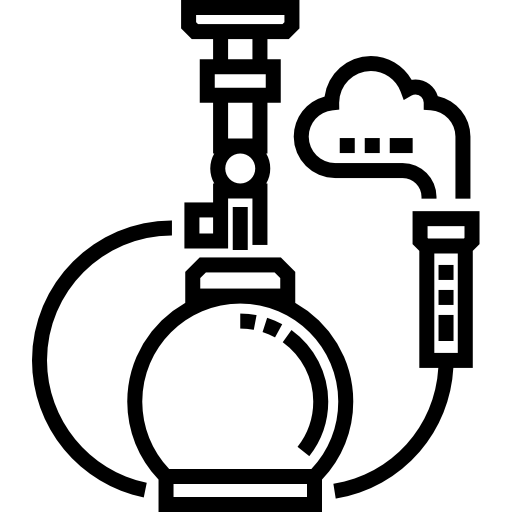 shisha Detailed Straight Lineal icono