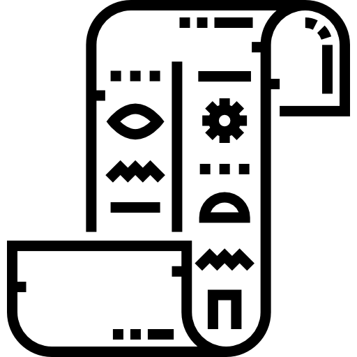 파피루스 Detailed Straight Lineal icon