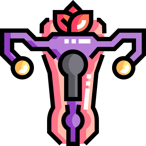 vagina Detailed Straight Lineal color icon