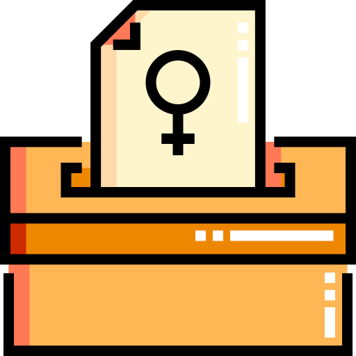 Woman suffrage Detailed Straight Lineal color icon