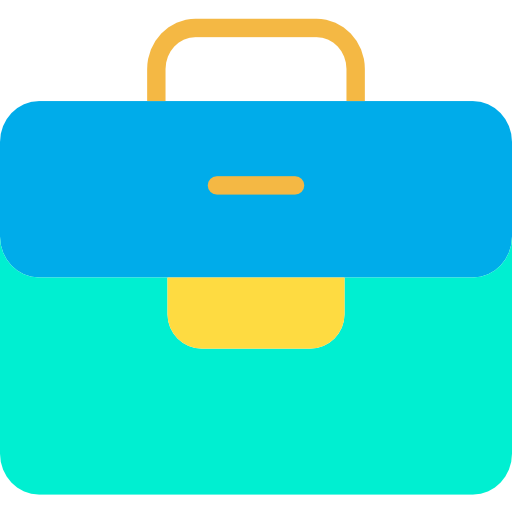 Suitcase Kiranshastry Flat icon