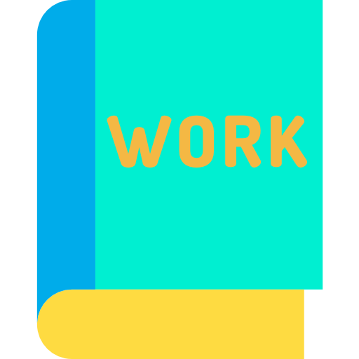 Workbook Kiranshastry Flat icon