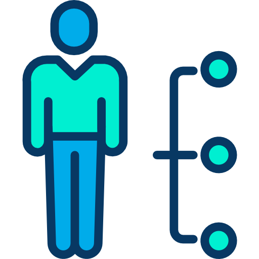 hierarchische struktur Kiranshastry Lineal Color icon