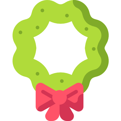 クリスマスリース Special Flat icon