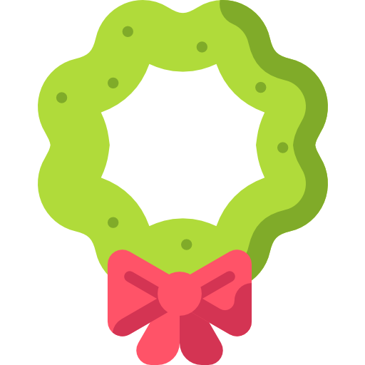 Christmas wreath Special Flat icon