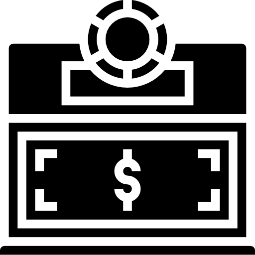 Économiser de l'argent Meticulous Glyph Icône