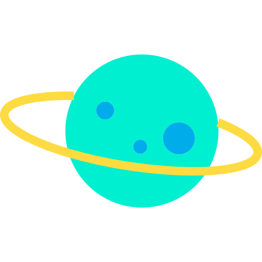 土星 Kiranshastry Flat icon