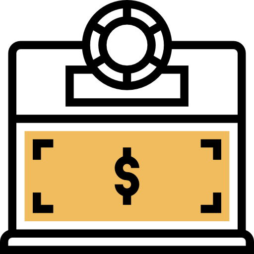 risparmiare soldi Meticulous Yellow shadow icona