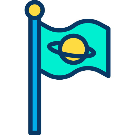 planeta Kiranshastry Lineal Color ikona