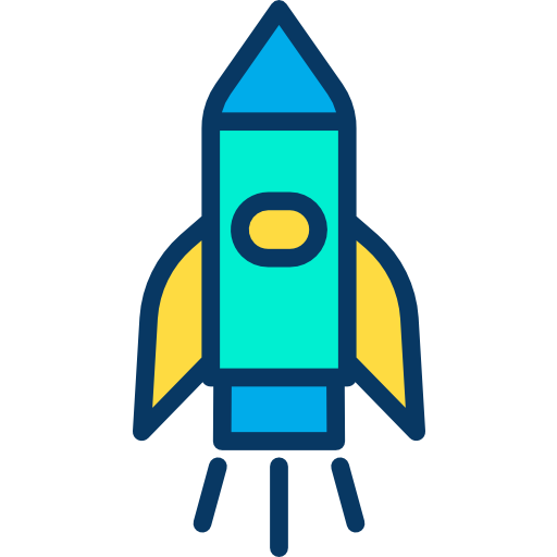 Rocket Kiranshastry Lineal Color icon