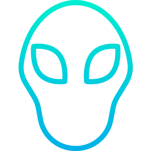 외계인 Kiranshastry Gradient icon
