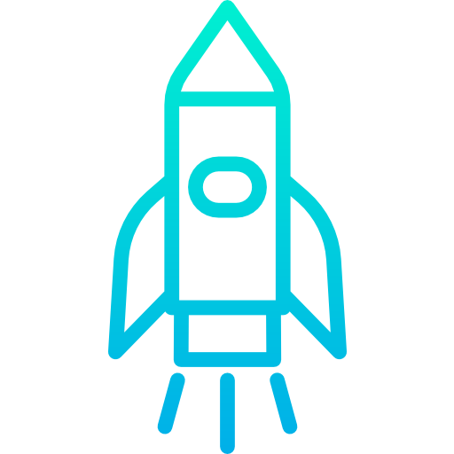 rakete Kiranshastry Gradient icon