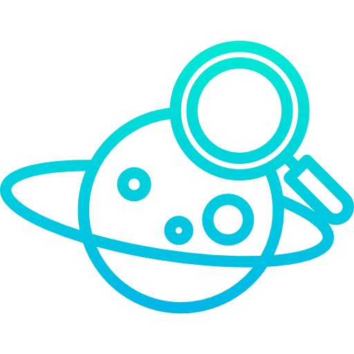 土星 Kiranshastry Gradient icon