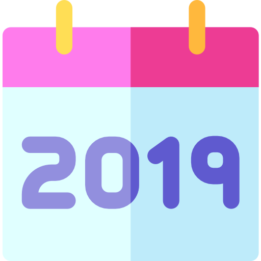 2019 Basic Rounded Flat icoon