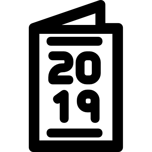 年賀状 Basic Rounded Lineal icon