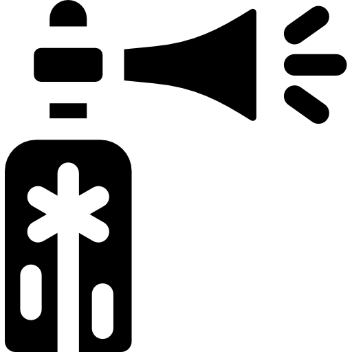 cuerno Basic Rounded Filled icono