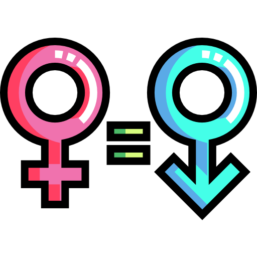 Genders Detailed Straight Lineal color icon