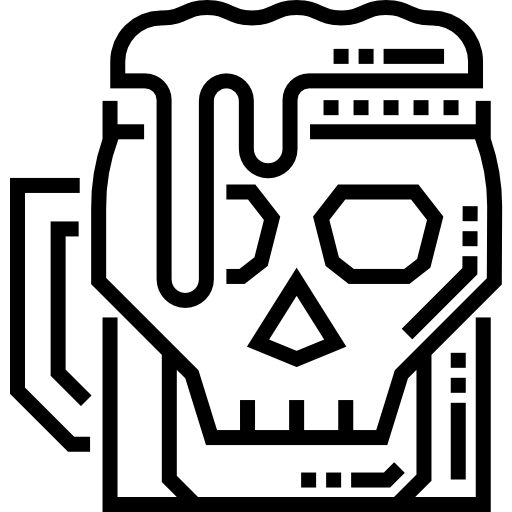 boccale di birra Detailed Straight Lineal icona