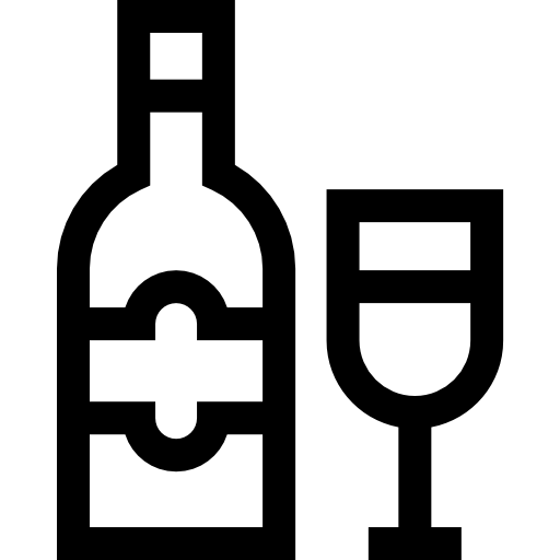 포도주 Basic Straight Lineal icon