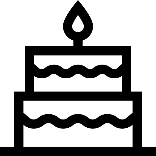 케이크 Basic Straight Lineal icon