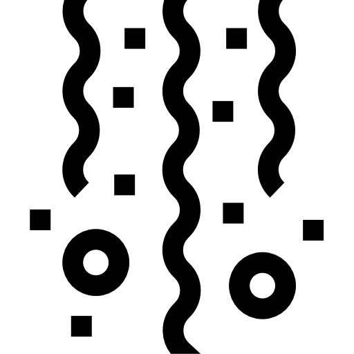 coriandoli Basic Straight Lineal icona