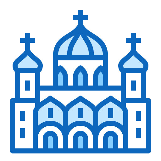 Church Generic color lineal-color icon