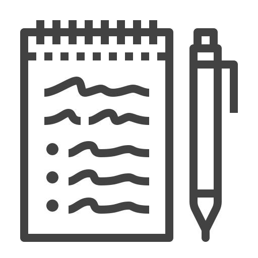 Write Generic outline icon