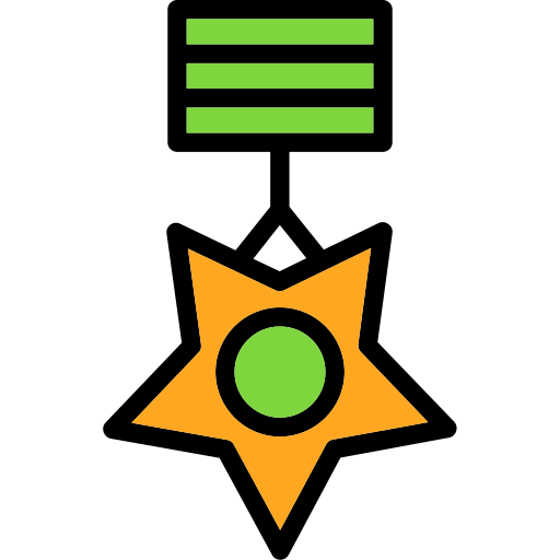 medaglia Generic color lineal-color icona
