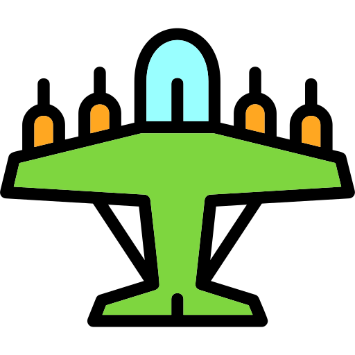 vliegtuigen Generic color lineal-color icoon