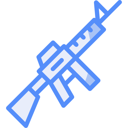 Rifle Generic color lineal-color icon