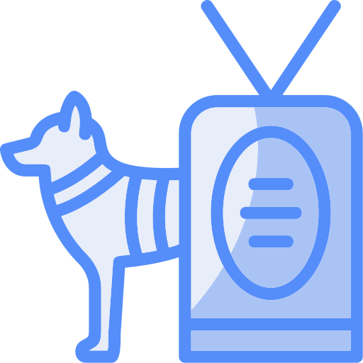 Dog tag Generic color lineal-color icon