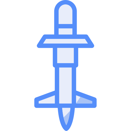 Missile Generic color lineal-color icon