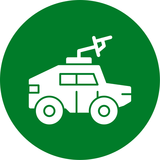 軍用車両 Generic color fill icon