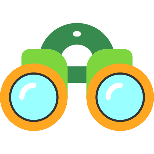 Binoculars Generic color fill icon