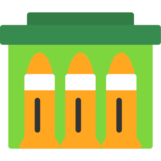 Ammunition Generic color fill icon