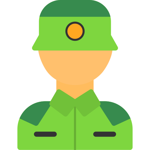 militär Generic color fill icon