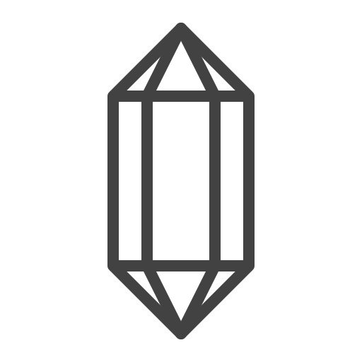 結晶 Generic outline icon