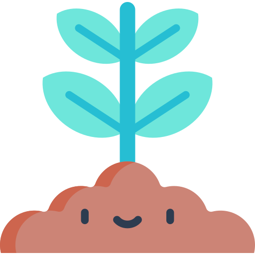 Растение Kawaii Flat иконка